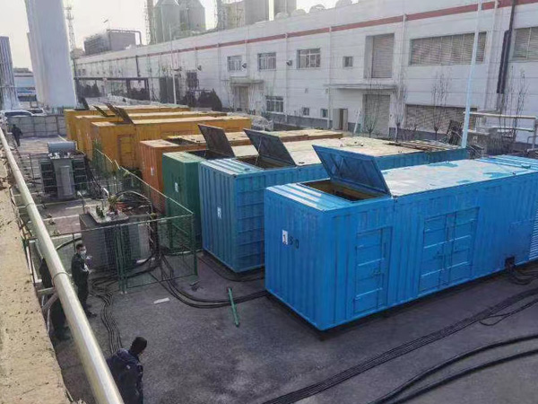 昌吉柴油发电机出租案例展示